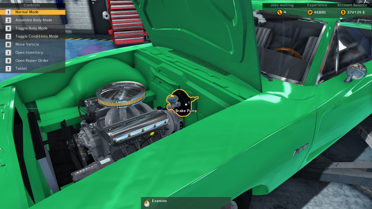 Here we have the Brake Pump, sometimes called the Brake Servo, in Car Mechanic Simulator 2015.