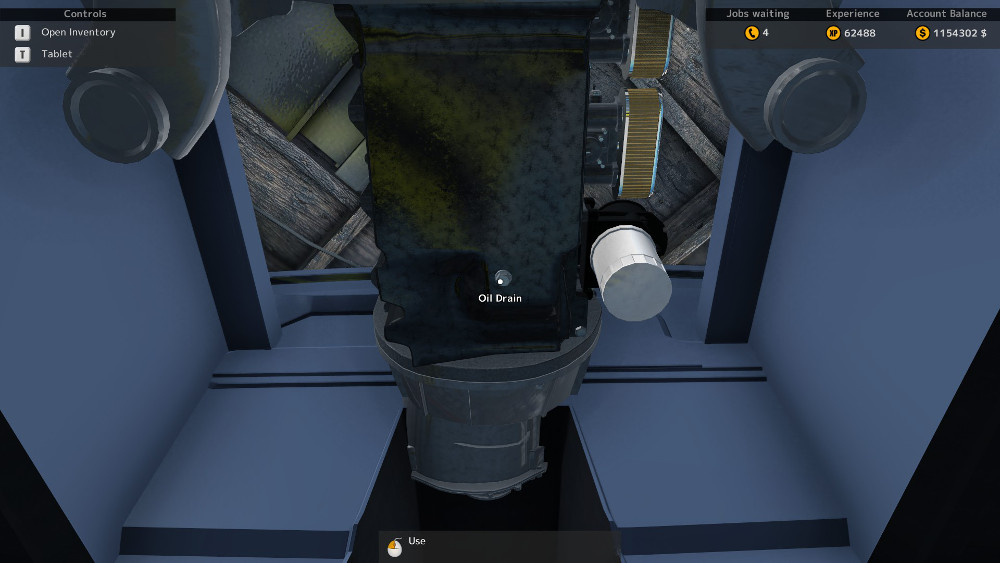 Here we have a generic oil filter and oil pan from Car Mechanic Simulator 2015. Please keep in mind that they vary in color depending on the particular engine type.