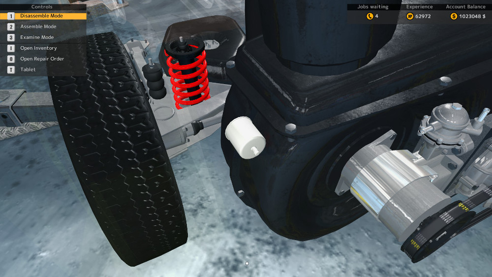 The fuel filter for the Maluch looks almost like the standard fuel filter in Car Mechanic Simulator 2015. It has a slightly different shape and is white instead of silver.